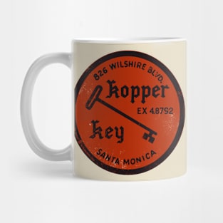 Vintage Kopper Key Santa Monica California Mug